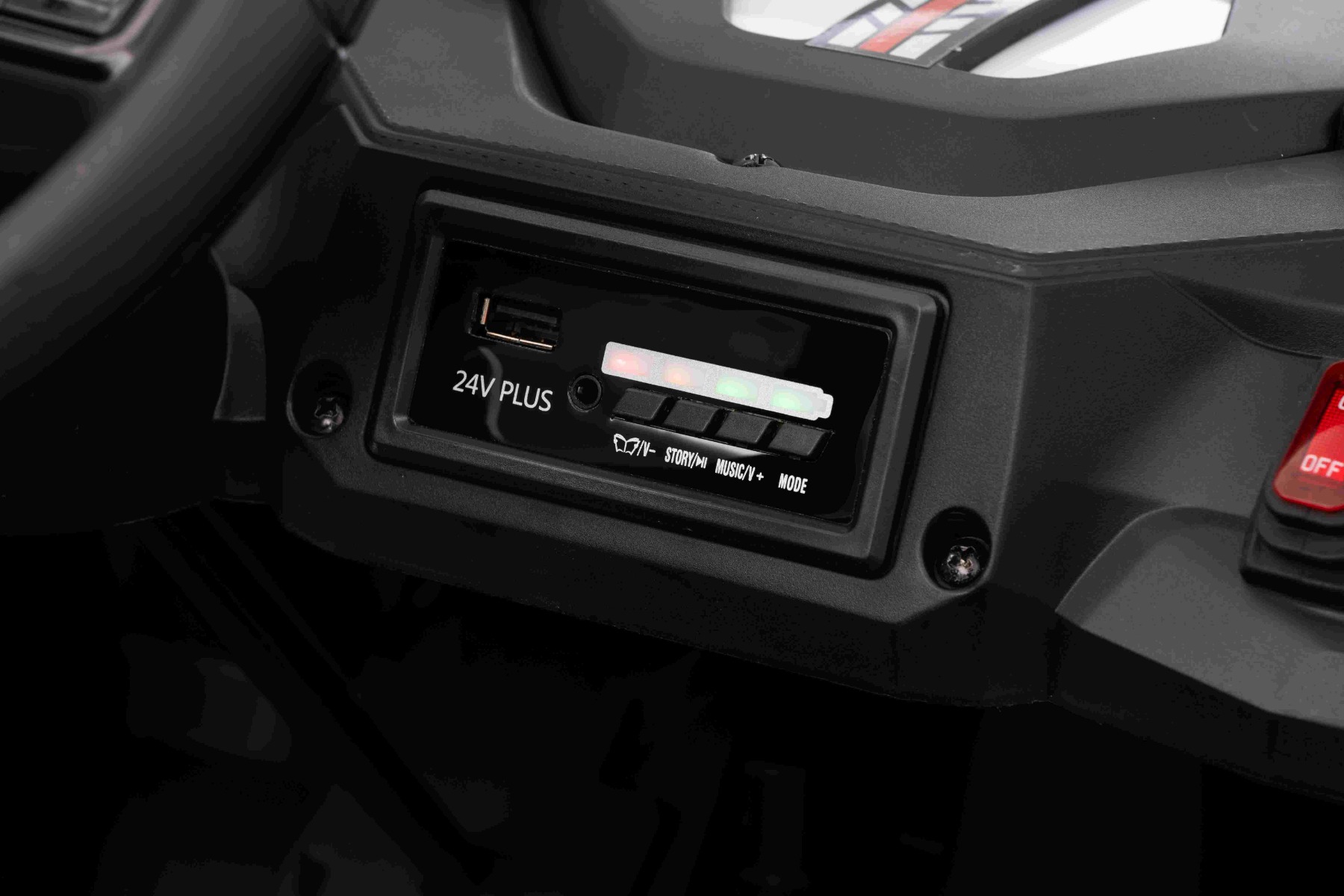 MP3-speler met batterijcapaciteitsindicator