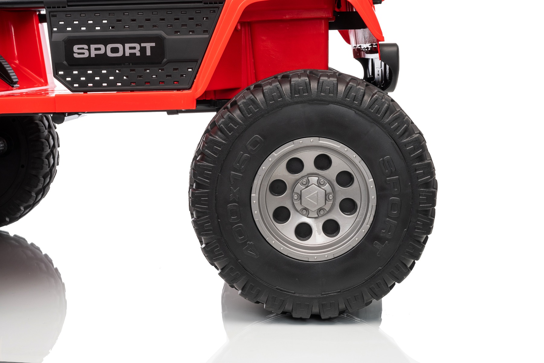 Grote EVA-wielen met hoog chassis