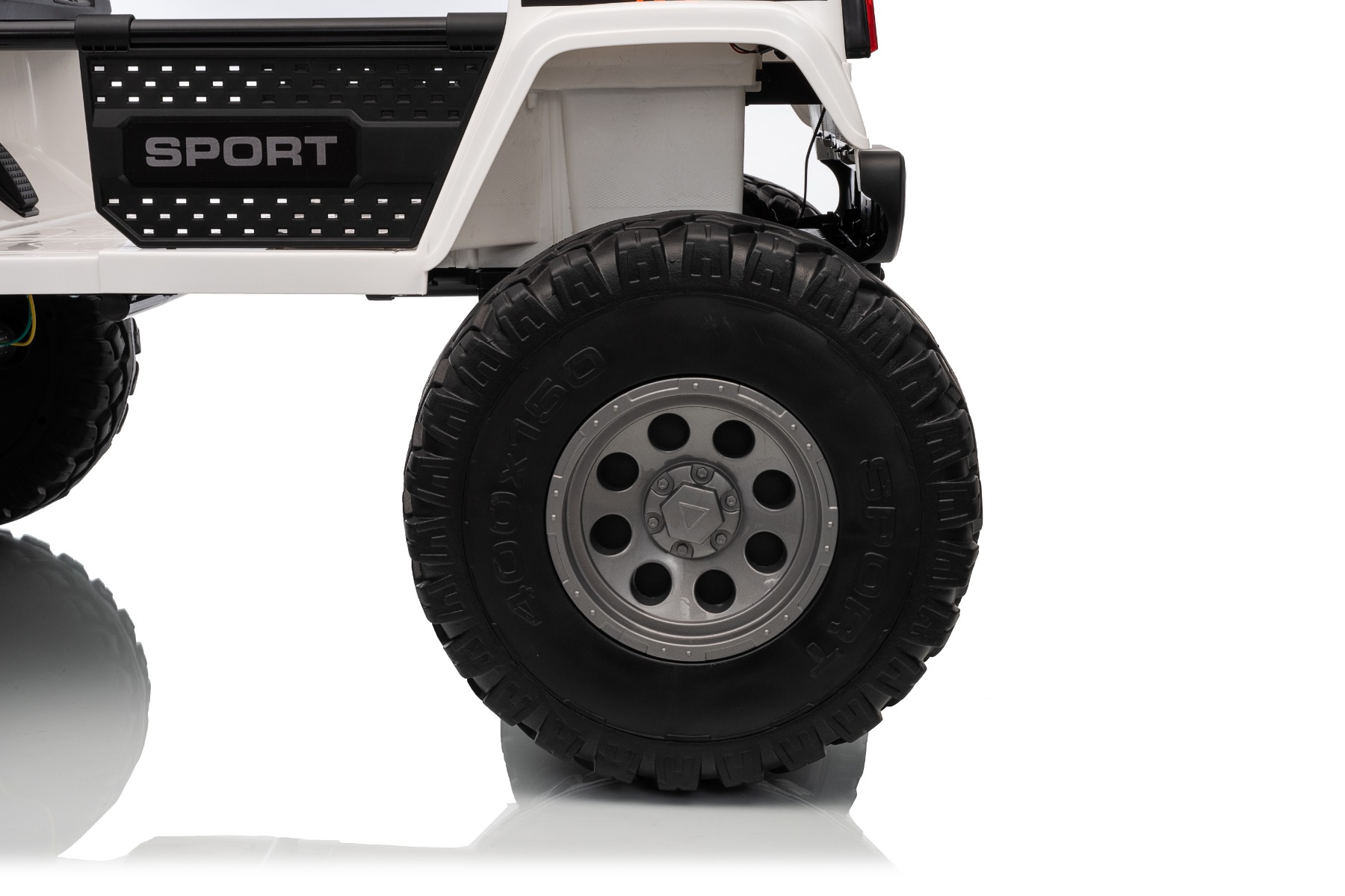 Grote EVA-wielen met hoog chassis