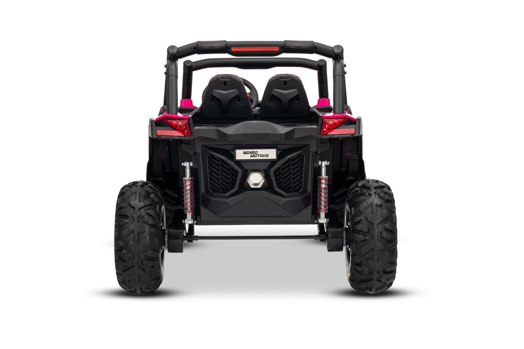 LED-achterlichten en hoogwaardige vering.