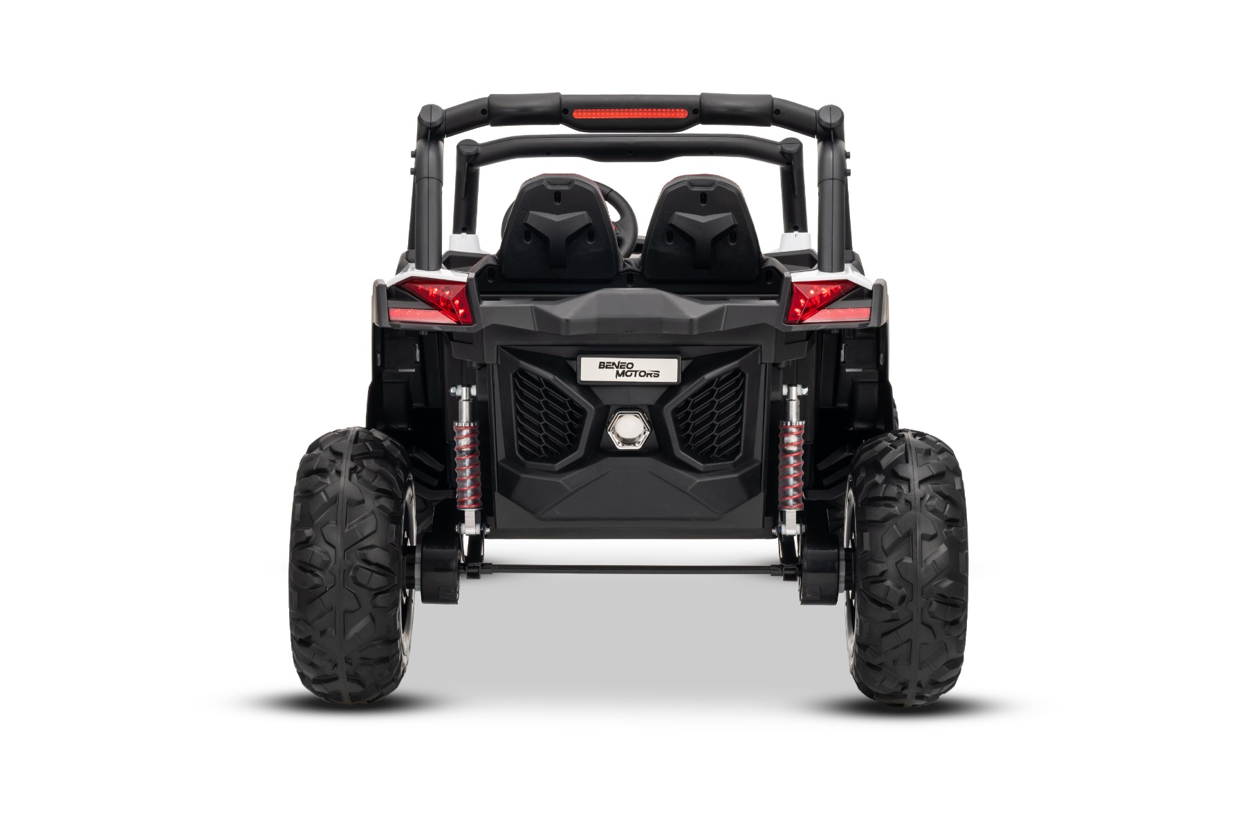 LED-achterlichten en hoogwaardige vering.