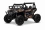 Elektrische Speelgoedauto UTV 24V, Zwart, twee kunstlederen stoelen, 2.4Ghz afstandsbediening, 2 x 200 W motoren, lithiumbatterij, elektrische rem, LED-verlichting, zachte EVA-wielen met vering, MP3-speler met USB/SD