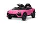 Elektrische kinderauto Lamborghini Lanzador 12V met achterwielaandrijving, met licentie (eenpersoons), roze , lithiumbatterij, LED-verlichting, brede stoel, 2,4 GHz afstandsbediening, MP3-speler met USB/AUX-ingang en Bluetooth-verbinding