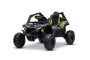 Electric Ride-on car Kawasaki TERYX KRX 1000 12V, black, single seat, rear axle suspension, 2.4 Ghz remote control, Lithium battery, 2 x 25W Engines, Openable protective frames, MP3 player with USB/AUX input, Licensed
