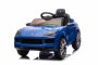 Elektrische kinderauto Porsche Cayenne 12V met achterwielaandrijving – Gelicentieerd (enkele zitplaats), grijs, lithiumbatterij, breed zitje, geveerde assen, 2,4 GHz afstandsbediening, MP3-speler met USB/AUX-ingang, LED-verlichting