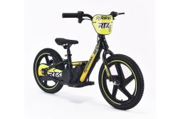 Elektrische kinderbalancer RIRIBIKE RTX6 24V (16"), geel , Lithium-accu, 250W motor, Schijfrem, Verstelbare zachte PU-zitting