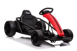 Drift Kart DRIFT-CAR 24V, Rood, Gladde Drift wielen, 2 x 350W Motor, Drift modus bij 13 Km / h, 24V Batterij, Stevige constructie