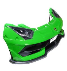 Voorbumper inclusief koplampen - Lamborghini Aventador Two-seater zwart Groente