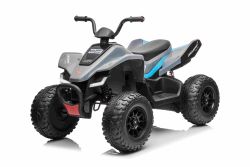 Elektrische Quad voor Kinderen McLaren Racing MCL 12V 4X4, grijs, Zachte EVA-wielen, AFSTANDSBEDIENING, Kunstleren zitting, Achtervering, 4 x 35W-motor, LED-verlichting, 12V10Ah-accu