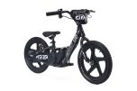 Elektrische kinderbalancer RIRIBIKE RTX6 24V (16"), zwart, Lithium-accu, 250W motor, Schijfrem, Verstelbare zachte PU-zitting