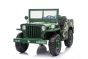 USA ARMY-auto 4X4, Driezitter, MP3-speler met USB / SD-ingang, All wheel suspensie, LED-verlichting, opklapbare voorruit, 12V14AH-batterij, EVA-wielen, kunstleren stoelen, 2,4 GHz-afstandsbediening, 4 x 4 aandrijving