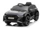 Elektrische kinderauto Audi RS6, Zwart, Lederen zitting, Openslaande deuren, 2x 25W Motor, 12 V Accu, 2.4 Ghz afstandsbediening, Zachte EVA wielen, LED verlichting, Soft start, Schokbrekers, ORIGINEEL Licentie