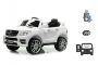 Elektrische auto voor kinderen Mercedes-Benz ML 350, Wit, Originele licentie, Batterijvoeding, Deuren openen, Kunststof stoel, 2x motor, 12V-accu, 2,4 Ghz-afstandsbediening, Soepele start, Demping