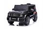 Elektrische loopauto Mercedes G met hoge deuren, zwart, EVA wielen, Eenzitter, 12V accu, 2.4 GHz Afstandsbediening, 2 X Motor, Achtervering, USB/AUX ingang, ORIGINEEL kenteken