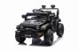 Elektrische auto voor kinderen OFFROAD NEW met achterwielaandrijving, zwart, lithiumbatterij, hoog chassis, brede zit, achterwielophangingen, 2.4 GHz afstandsbediening, LED-verlichting