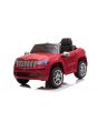 Elektrische rit op auto JEEP GRAND CHEROKEE 12V, ROOD, Kunstleer zitting, 12V / 7AH batterij, deuren openen, 2 x 35W motor, 2,4 Ghz afstandsbediening, zachte EVA-wielen, vering, zachte start, MP3-speler met USB / AUX-ingang