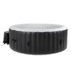 BeneoSpa NIEUW draagbare opblaasbare bubbelspa, bubbelbad, jacuzzi, zwart-wit