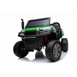 Boerderij elektrische auto RIDER 4X4 met vierwielaandrijving, 2x12V batterij, EVA wielen, ophangassen, 2,4 GHz afstandsbediening, tweezitter, MP3 speler met USB / SD ingang, Bluetooth