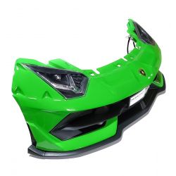 Voorbumper inclusief koplampen - Lamborghini Aventador Two-seater zwart Groente