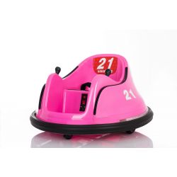 Elektrische Ride-on RIRIDRIVE 12V roze, geschikt voor binnen en buiten, 2.4 Ghz Afstandsbediening, LED verlichting, Joystick bediening, 2 X 15W motor
