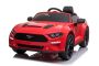 Elektrische auto Ford Mustang 24V, rood, zachte EVA-wielen, 2 x 16.000 tpm-motoren, 24v-batterij, 2,4 GHz-afstandsbediening, mp3-speler met USB, ORIGINELE licentie