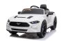 Elektrische loopauto Ford Mustang 24V, wit, Zachte EVA-wielen, 2 x 16.000 tpm-motoren, 24V-batterij, 2,4 GHz afstandsbediening, MP3-speler met USB, ORIGINELE licentie