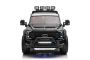 Electric Ride-On Toy Car Ford Duty 24V zwart, tweezitter, 4X4-aandrijving met krachtige 24V-motoren en vering, dubbele EVA-wielen achter, Kunstleer zitting, 2,4 GHz afstandsbediening, led-lichthelling, mp3-speler met USB-ingang, ORIGINELE licentie