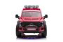 Electric Ride-On Toy Car Duty 24V rood, tweezitter, 4X4-aandrijving met krachtige 24V-motoren en vering, dubbele EVA-wielen achter, Kunstleer zitting, 2,4 GHz afstandsbediening, led-lichthelling, mp3-speler met USB-ingang, ORIGINELE licentie