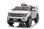 Land Rover Discovery, Wit, Originele licentie, Batterijvoeding, LED-verlichting, Openende deuren en motorkap, 2 x 35 W motor, 12 V batterij, 2,4 Ghz afstandsbediening, Vering, Soepele start, USB / AUX-ingang