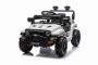 Elektrische auto voor kinderen OFFROAD NEW met achterwielaandrijving, wit, lithiumbatterij, hoog chassis, brede zit, achterwielophangingen, 2.4 GHz afstandsbediening, LED-verlichting