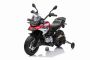 Elektrische motorbike BMW F850 GS, gelicentieerde, 12V -batterij, Eva Soft Wheels, 2 x 35W -motoren, LED -verlichting, hulpwielen, MP3 -speler met USB/AUX -ingang, ROOD