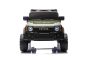 Elektrische kinderauto Toyota Landcruiser 12V, legergroen, brede enkele stoel, 2,4 GHz afstandsbediening, USB / AUX-ingang, Bluetooth, vering, lithiumbatterij, LED-verlichting, 2 x 25W motor, ORIGINELE licentie