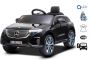 Elektrische Kinderauto Mercedes-Benz EQC,  Zwart, Originele licentie, kunstleer stoel, Deuren openen, 2x 35W motor, 12V / 7Ah accu, 2,4 Ghz afstandsbediening, Zachte EVA-wielen, Vering, Softstart, LED-verlichting