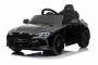 Elektrische auto voor kinderen BMW M4, zwart, 2,4 GHz afstandsbediening, USB/Aux-ingang, vering, 12V accu, LED-verlichting, 2 X Engine, ORIGINELE licentie