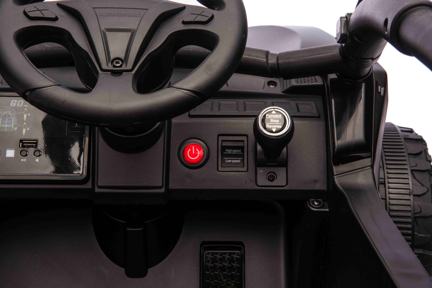 Richtinghendel, snelheidschakelaar