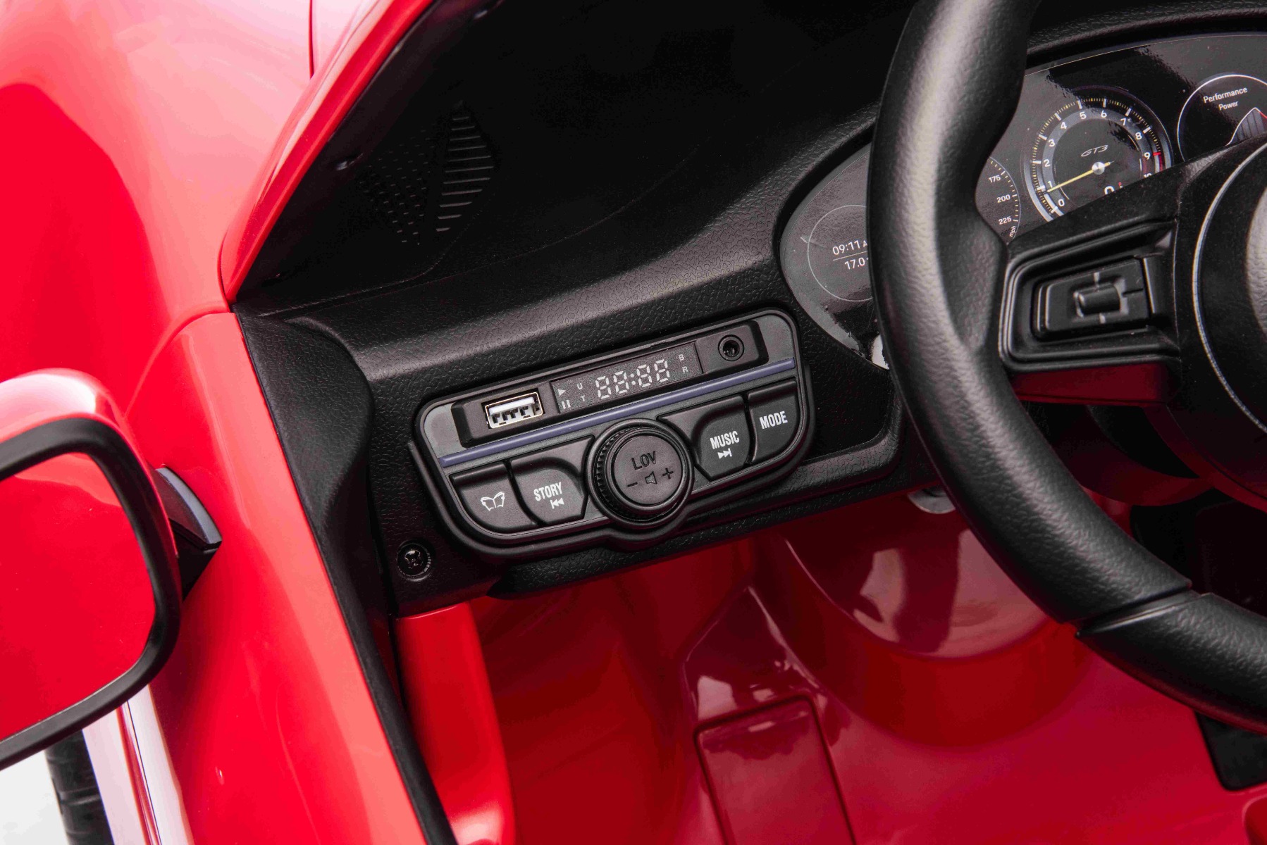 Multifunctioneel dashboardpaneel en stuurwiel